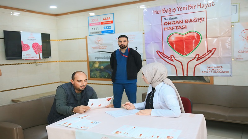 Şanlıurfa’da Organ Bağışı Haftasında farkındalık etkinliği düzenlendi