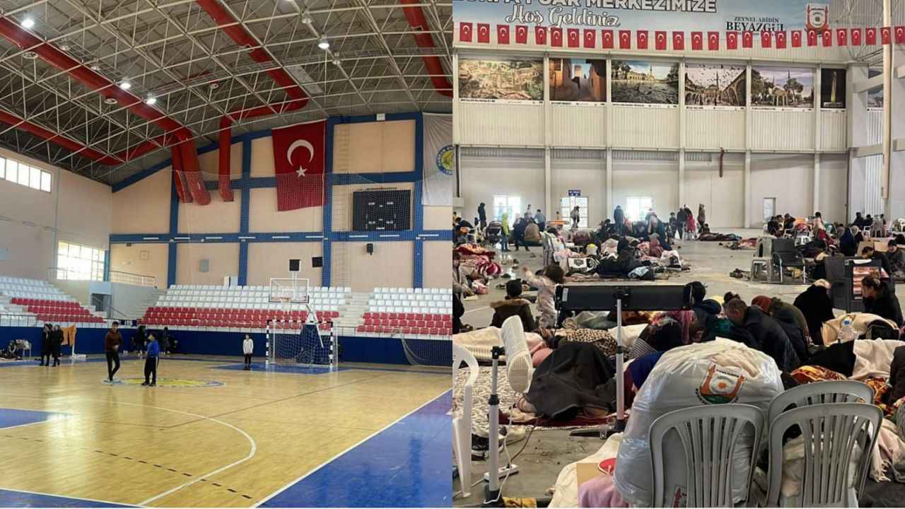 Parklar ve fuar alanı depremzede doldu, Harran Üniversitesi bomboş kaldı!