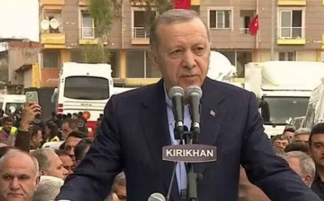 Cumhurbaşkanı Erdoğan Hatay’da helallik istedi