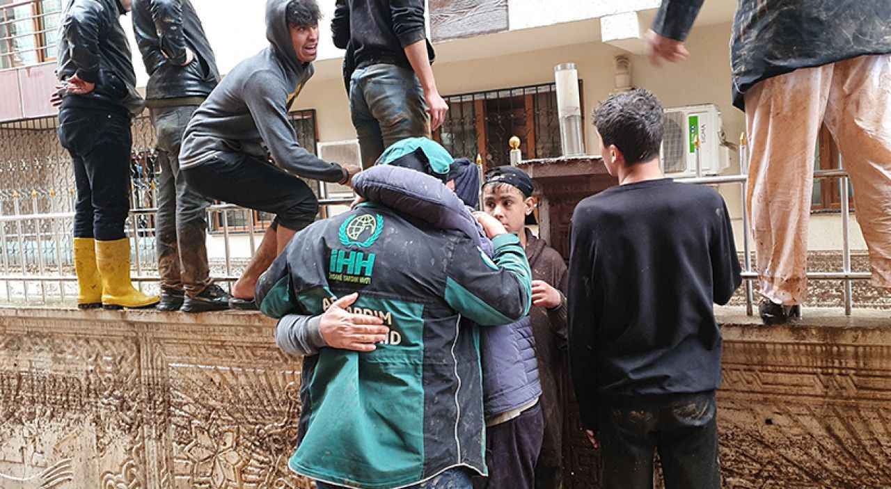 Şanlıurfa İHH selden etkilenenlere destek verdi