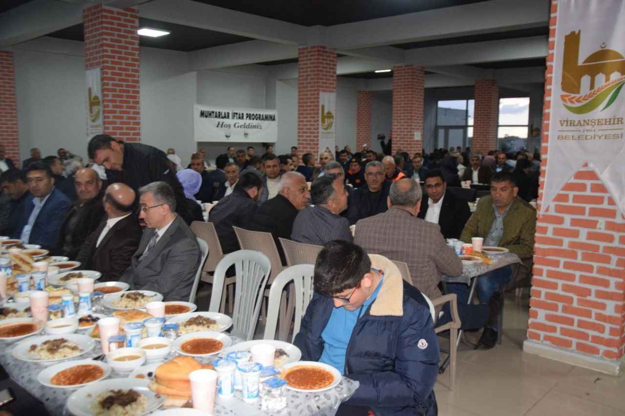 Kaymakam Çengel ve Başkan Ekinci muhtarlarla iftarda buluştu