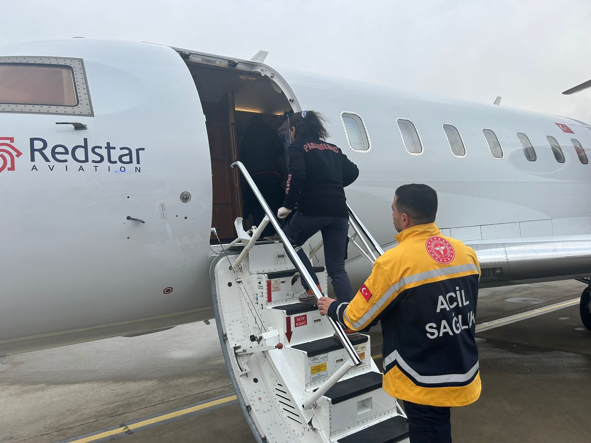 Şanlıurfa’da ambulans uçak Elif için havalandı