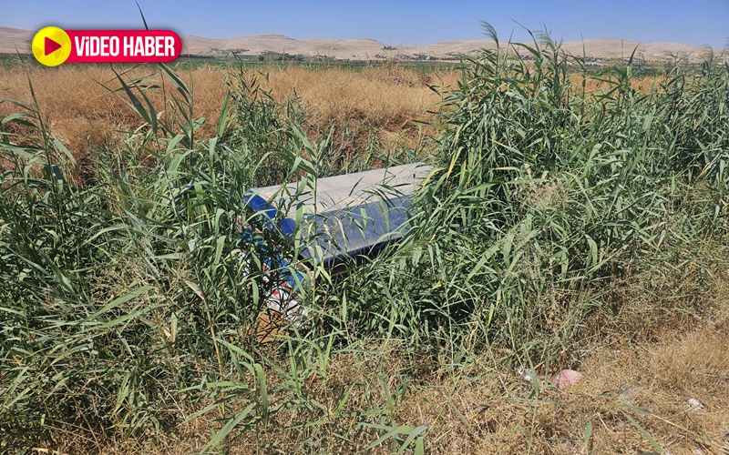 Şanlıurfa’da pikap tahliye kanalına uçtu: Yaralı var