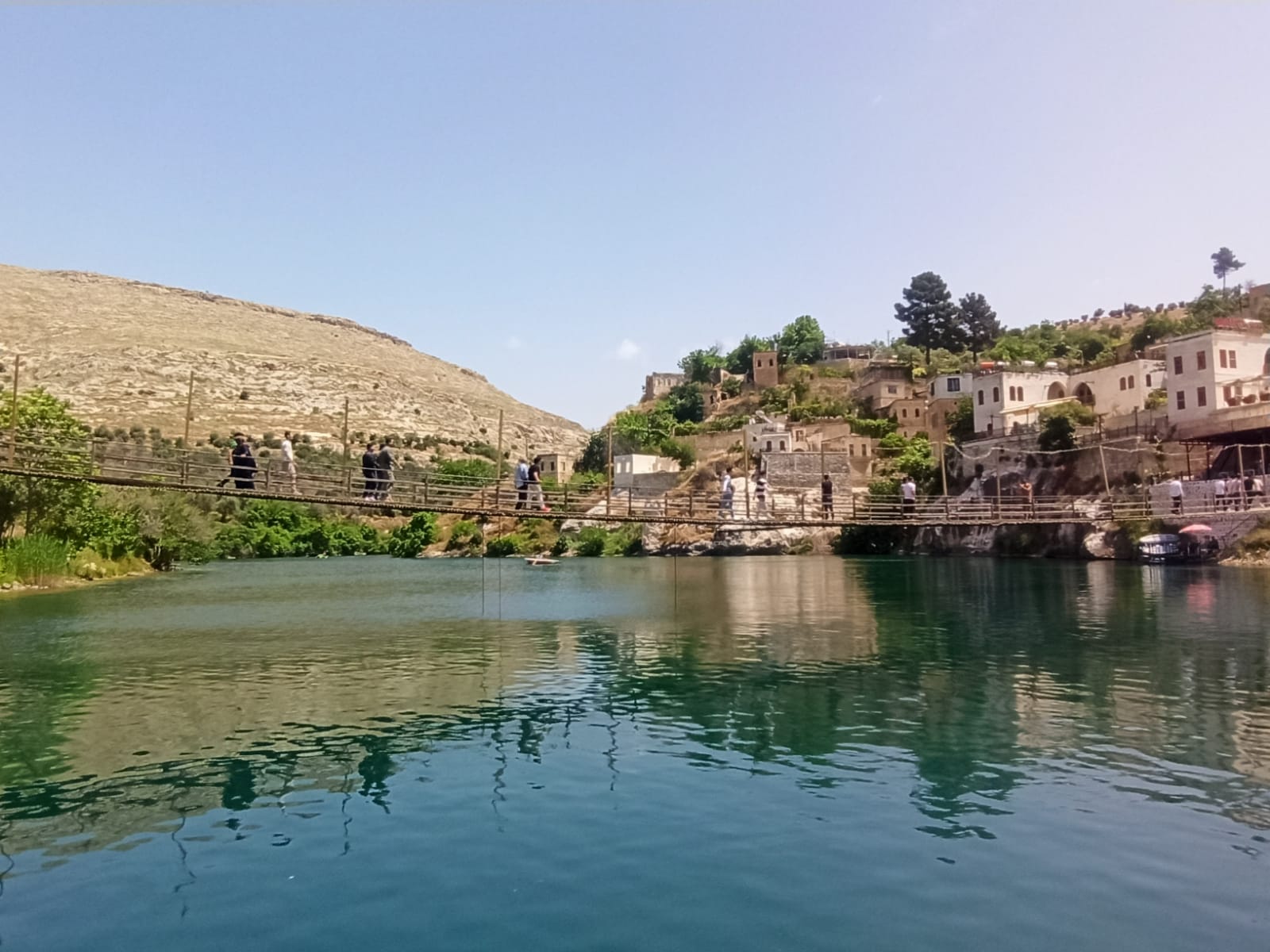 Şanlıurfa’nın saklı cennetinde bayram yoğunluğu