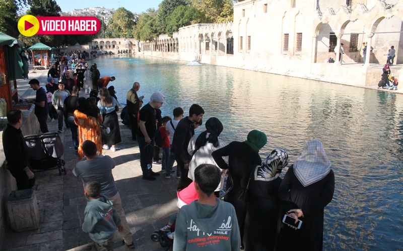 İlk tercih Şanlıurfa oldu: Dünyanın en büyük doğal akvaryumuna akın akın geldiler