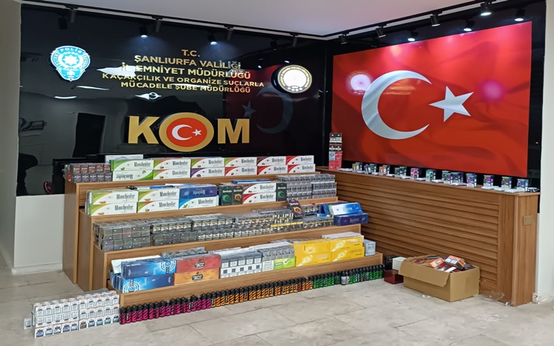 Şanlıurfa'da binlerce paket sigara ve makaron ele geçirildi: Çok sayıda gözaltı