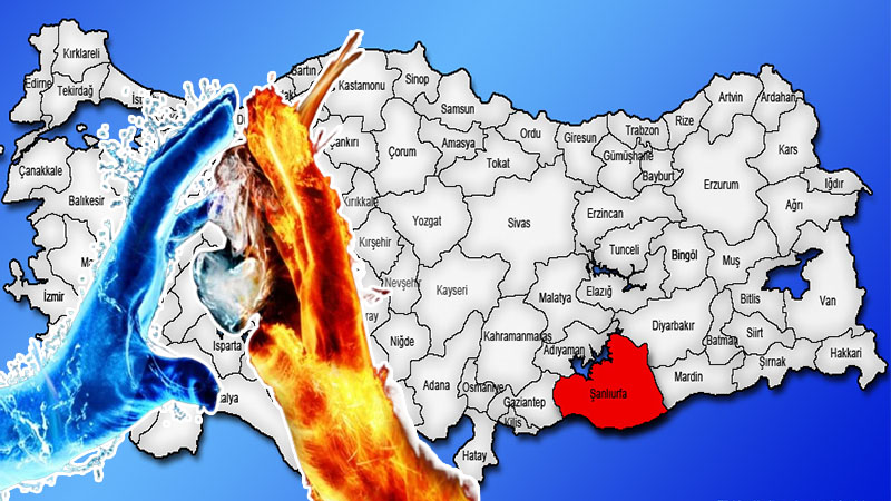 Şanlıurfa yanarken onlar resmen donmuş! Fark 80 derece...