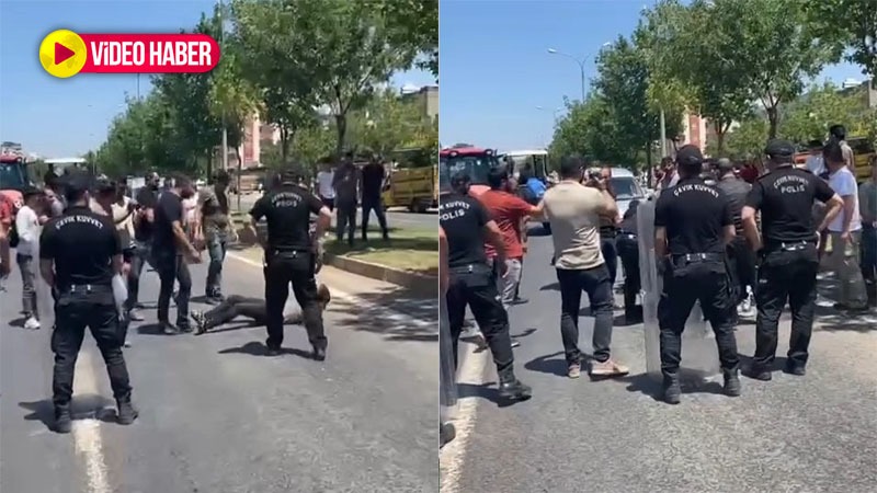 Şanlıurfa-Siverek yolunda gerginlik! Çiftçiler eylem yaptı, yolu trafiğe kapattı