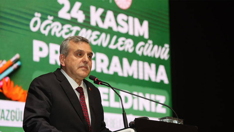 Başkan Beyazgül: Öğretmenlerimiz eğitim öğretim sisteminin taşıyıcı sütunlarıdır