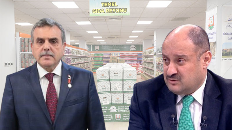 Şanlıurfa'da eski başkanın market savunması