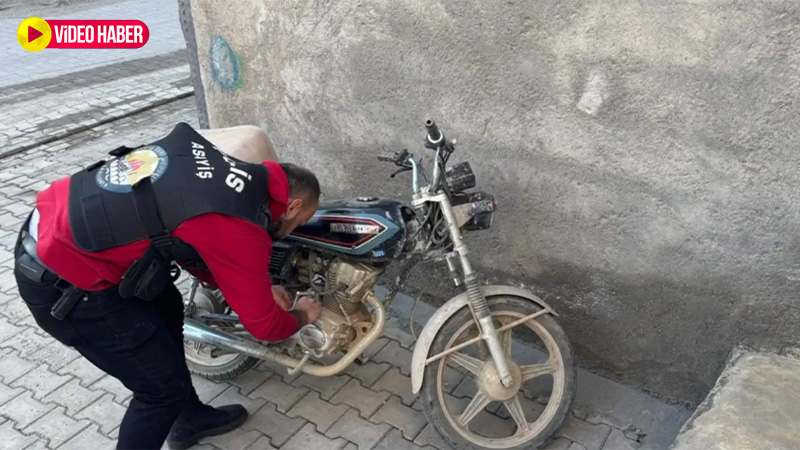 Şanlıurfa'da motosiklet hırsızlığı operasyonu