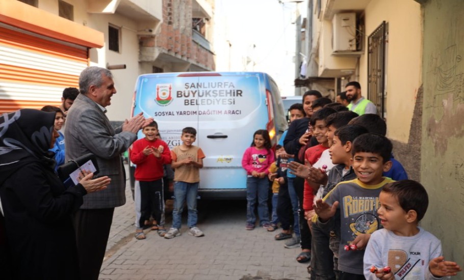 Şanlıurfa Büyükşehir Belediyesinden ihtiyaç sahiplerine destek