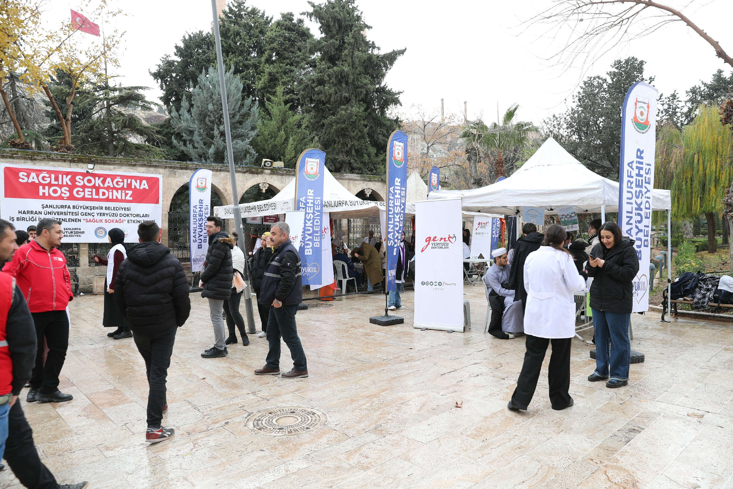 Şanlıurfa’da "Sağlık Sokağı"na yoğun ilgi!