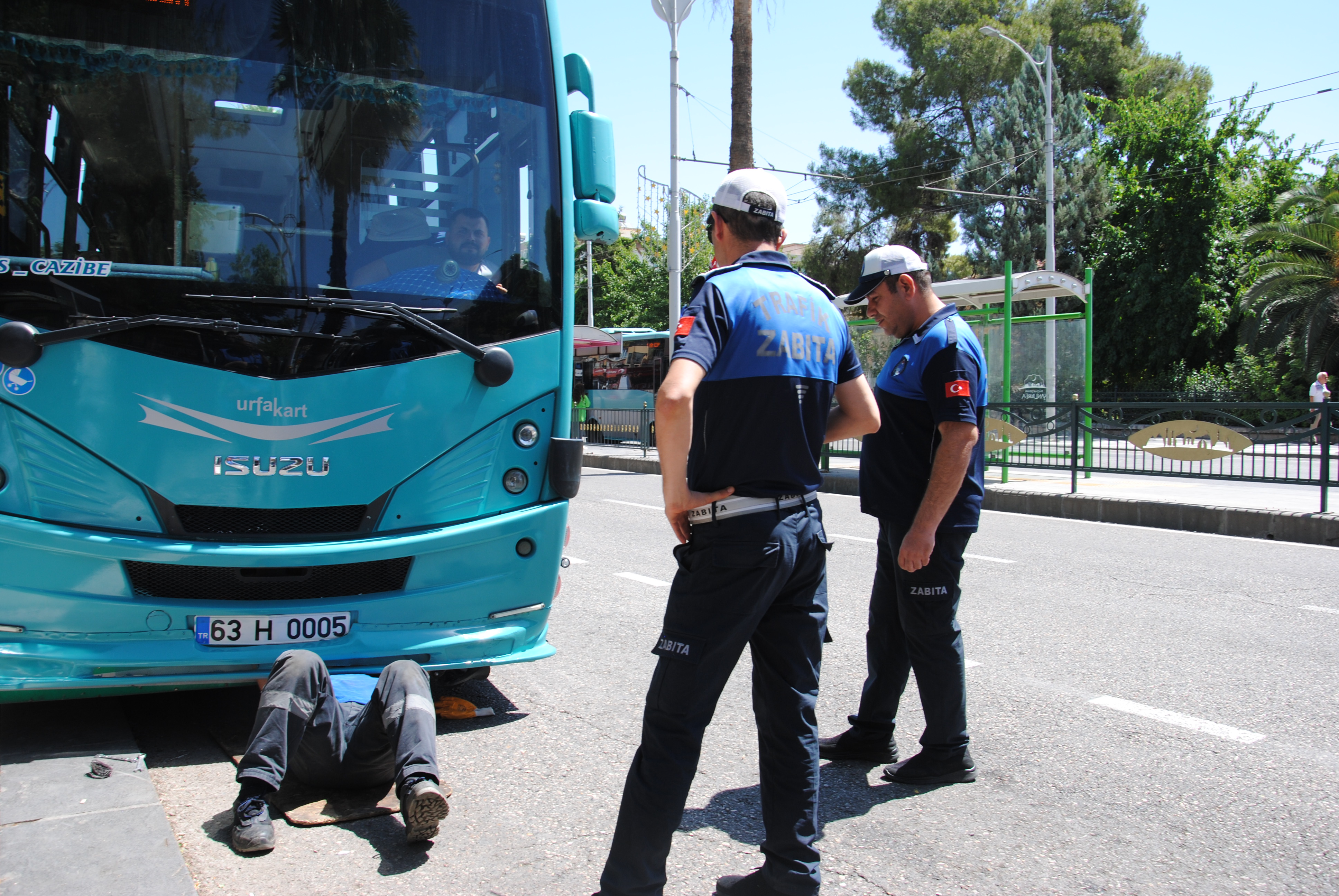 Şanlıurfa’da zabıtadan halk otobüslerine yönelik denetim