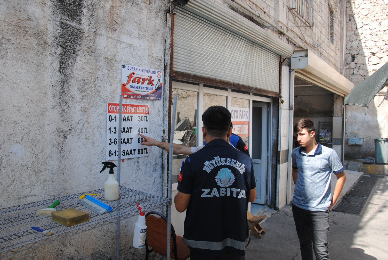 Şanlıurfa’da bu kez otoparklar denetlendi!