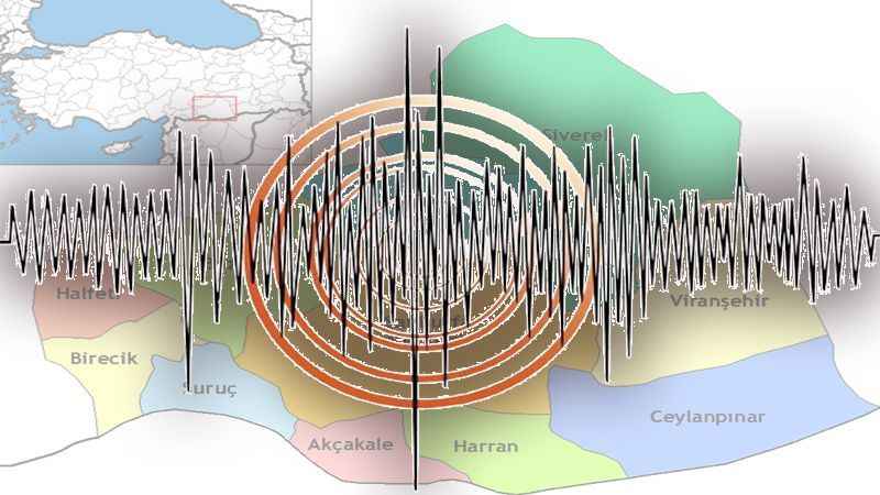 Şanlıurfa’da gece saatlerinde deprem!