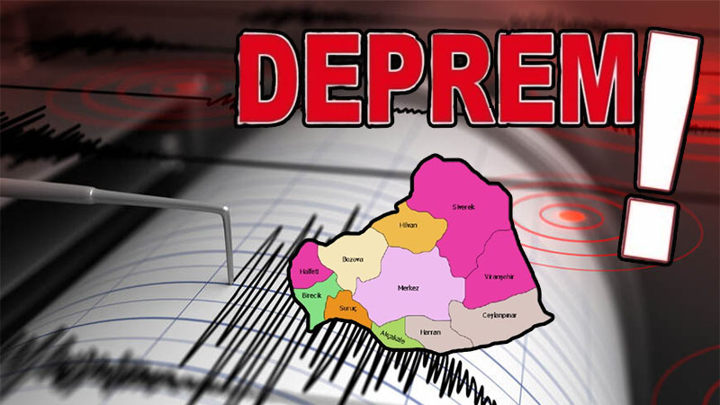 Şanlıurfa'da korkutan deprem! Fena sallandı...