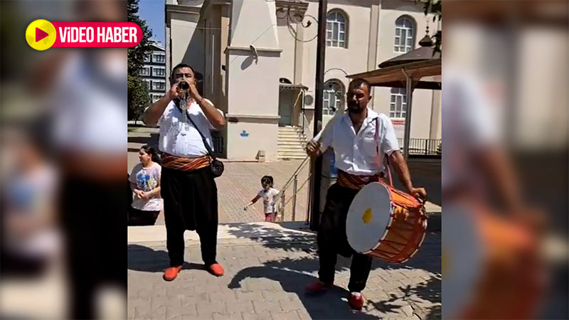 Komşu ilde kocasından eşine şenlik