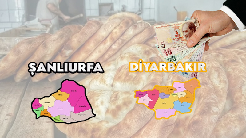 Şanlıurfa’dan sonra Diyarbakır’da! Ekmek 20 TL oldu