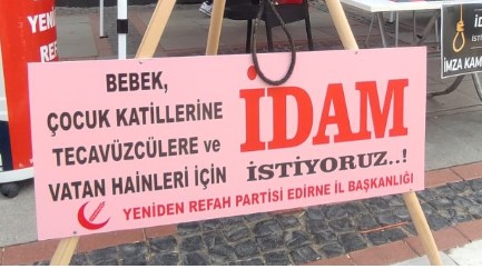 ‘İdam cezası’ için imza kampanyası başlatıldı