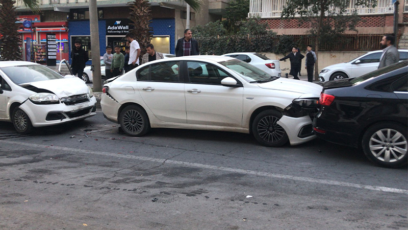 Şanlıurfa’da zincirleme trafik kazası!