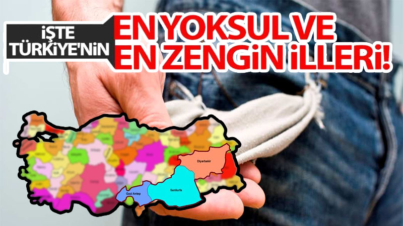 Şanlıurfa, Gaziantep ve Diyarbakır’da TÜİK şaşkınlığı! En düşüğü Güneydoğu illerinde