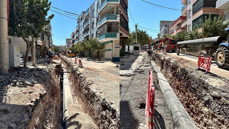 Şanlıurfa'da alt yapı çalışmaları çok ağır! Esnaf şikayetçi...