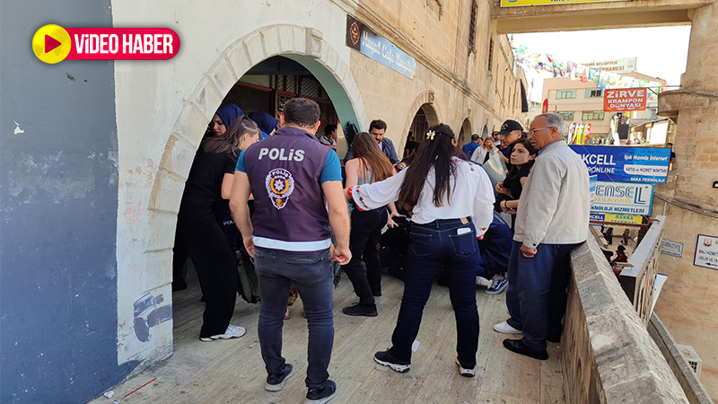 Urfa'da polisle göstericiler arasında arbede