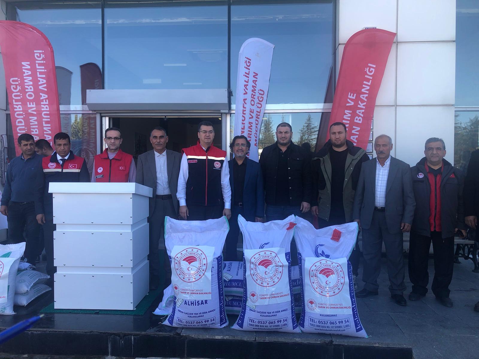 Şanlıurfa’da 13 bin 500 fiğ dağıtıldı