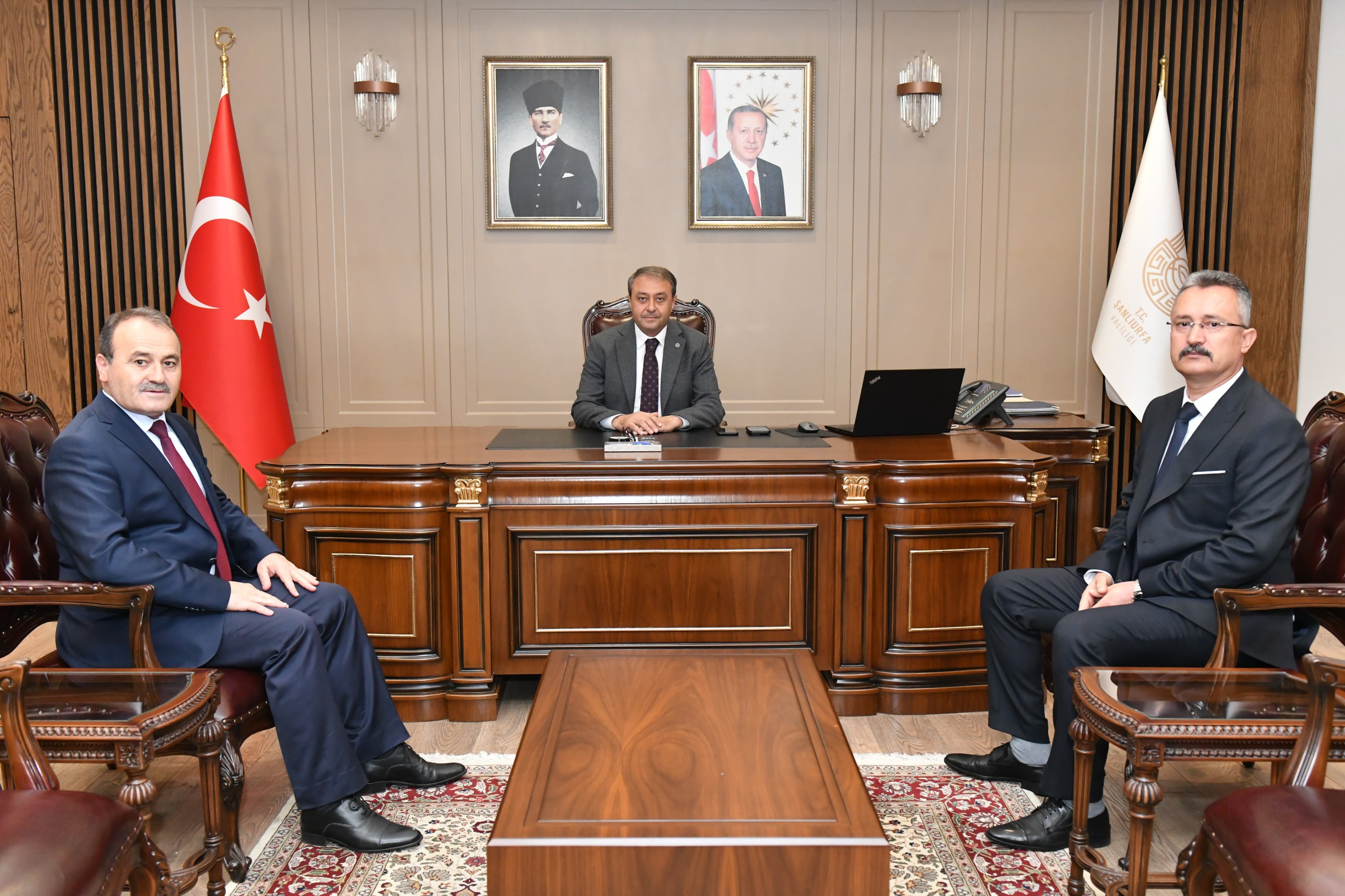 Şanlıurfa’ya atanan yeni müdürlerden Vali Şıldak’a ziyaret