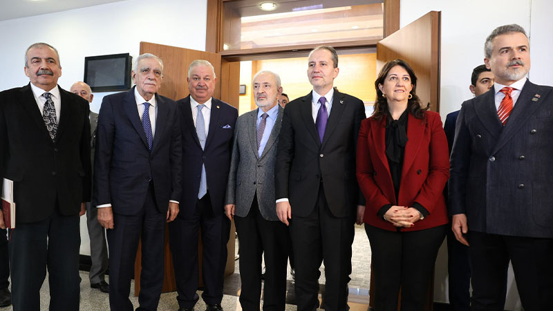 DEM Parti heyeti Yeniden Refah Partisi ile görüştü: “Çok doyurucu bir görüşmeydi”