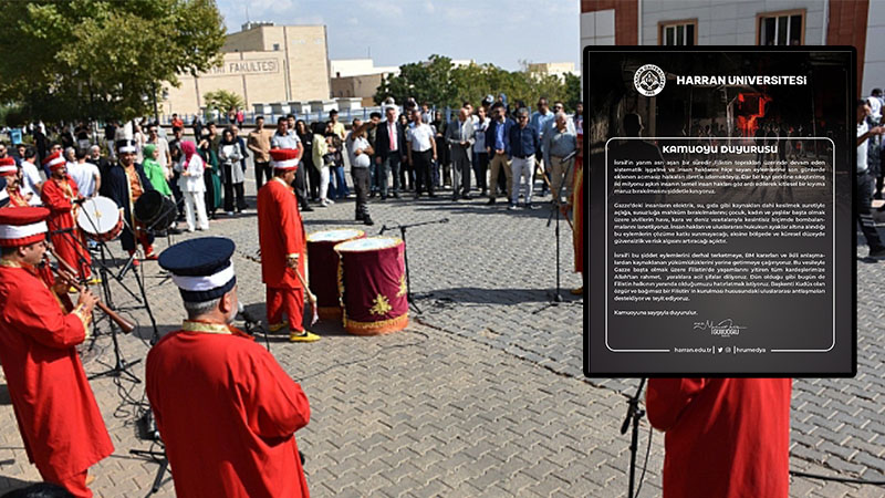 Eğlenceli oryantasyon günleri sonrası:  İsrail'in Filistin işgalini kınadı