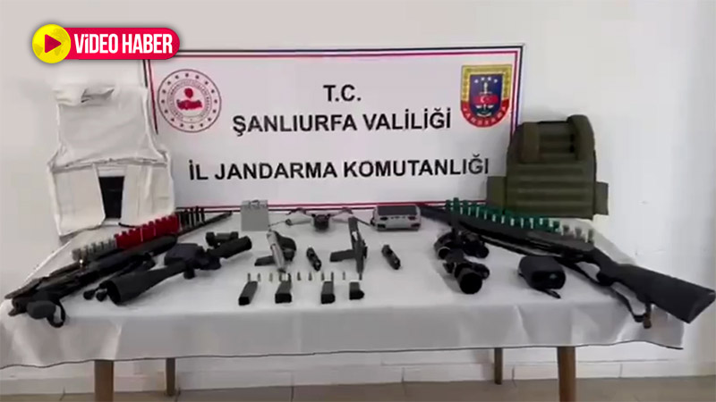 Şanlıurfa’da terör operasyonu: Evden cephanelik çıktı!