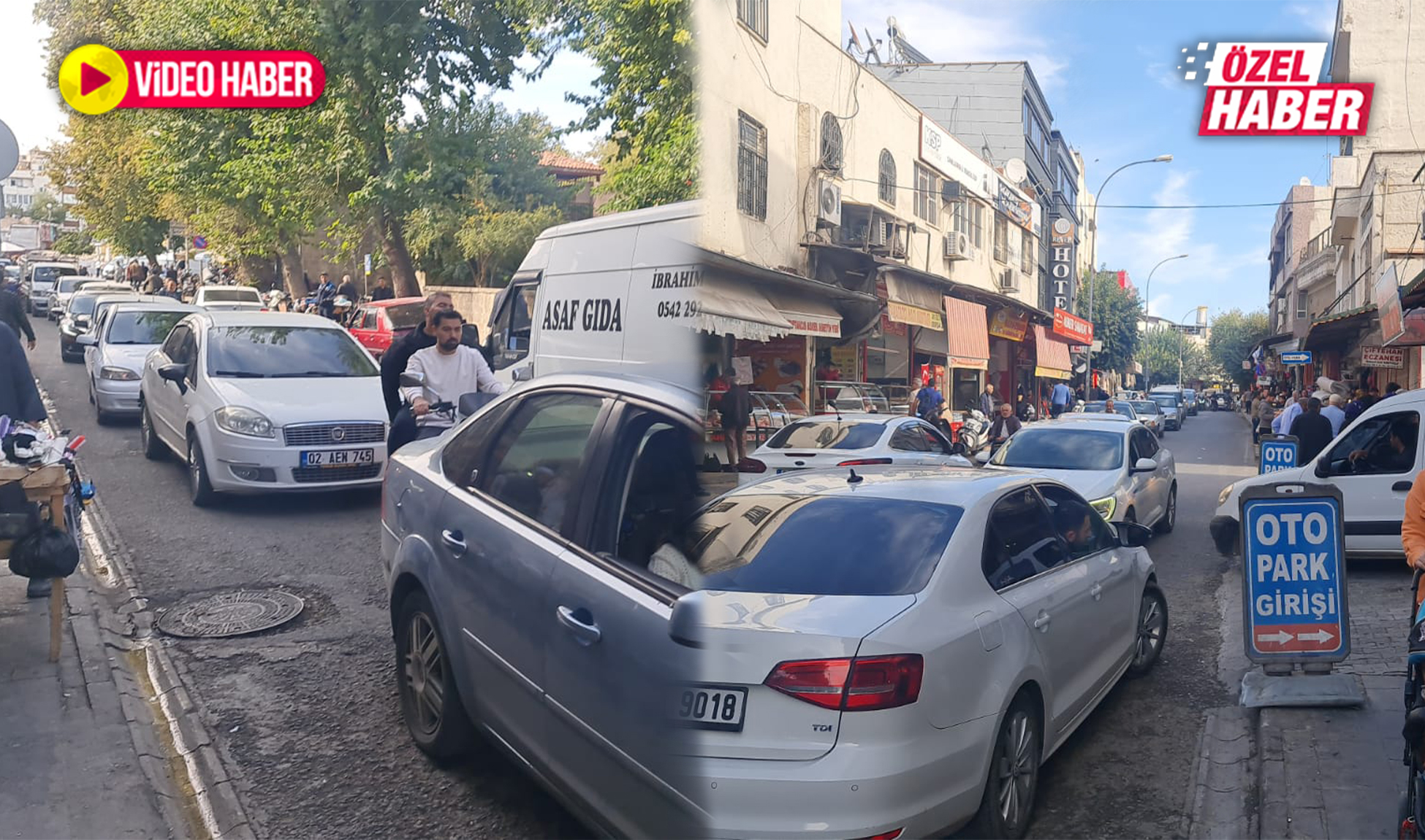 Şanlıurfa’nın Hindistan’ı aratmayan yolu! Tek şeritli yolda çift yönlü trafik