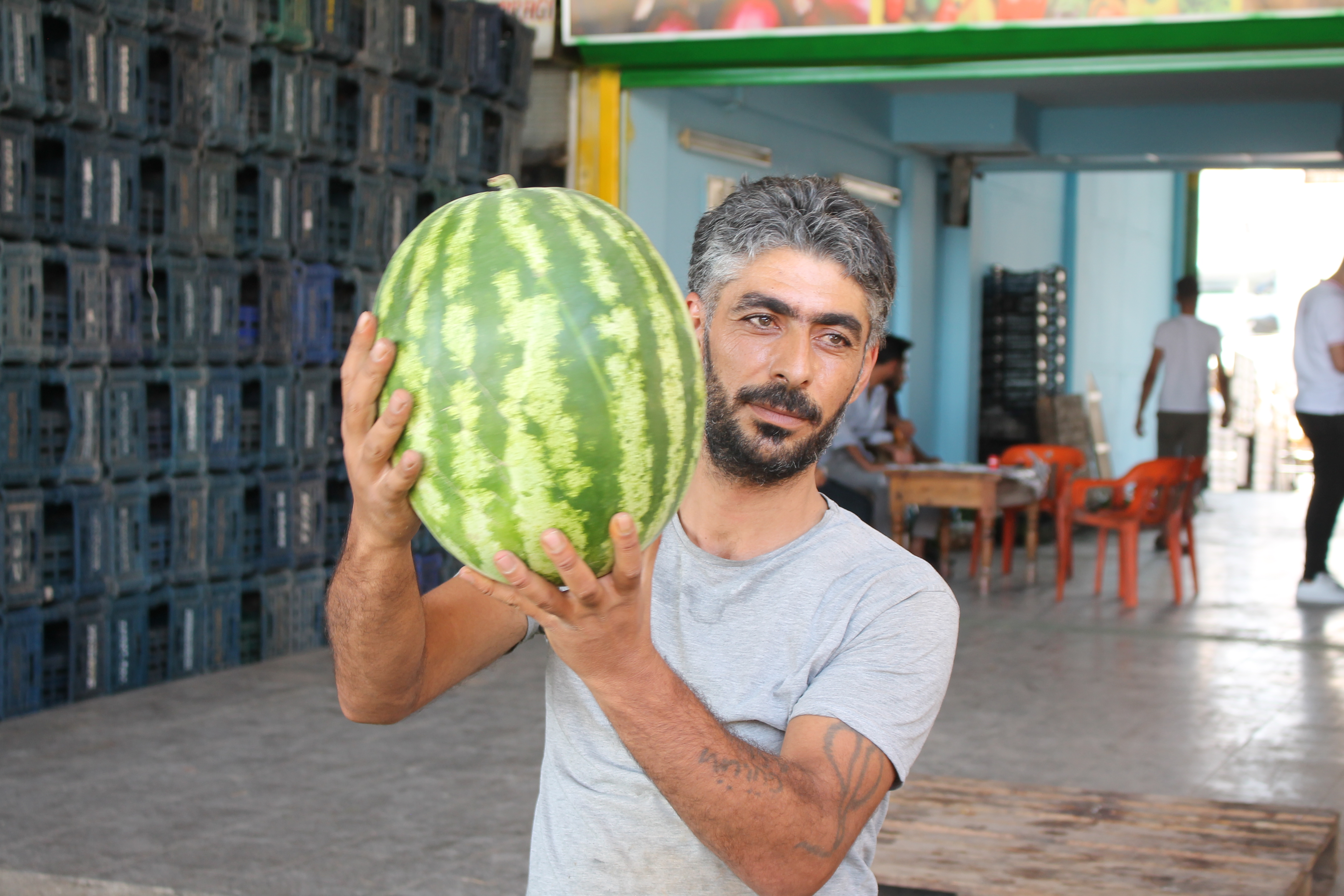 Tatburç karpuzu tezgahta: "Urfa karpuzu güzel ama kaderi güzel değil"