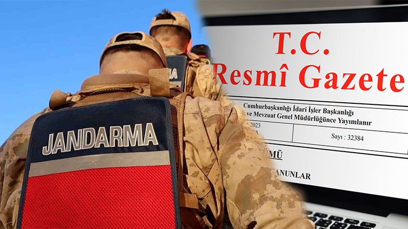 Resmi Gazete'de yayımlandı! Jandarma yüzlerce personel alımı yapacak