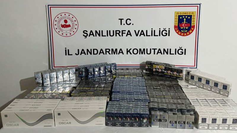 Şanlıurfa'da kaçak sigara operasyonu: 880 paket ele geçirildi