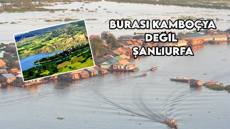 Şanlıurfa'nın Kamboçya esintili yüzen köyü! Su üzerinde yaşam…