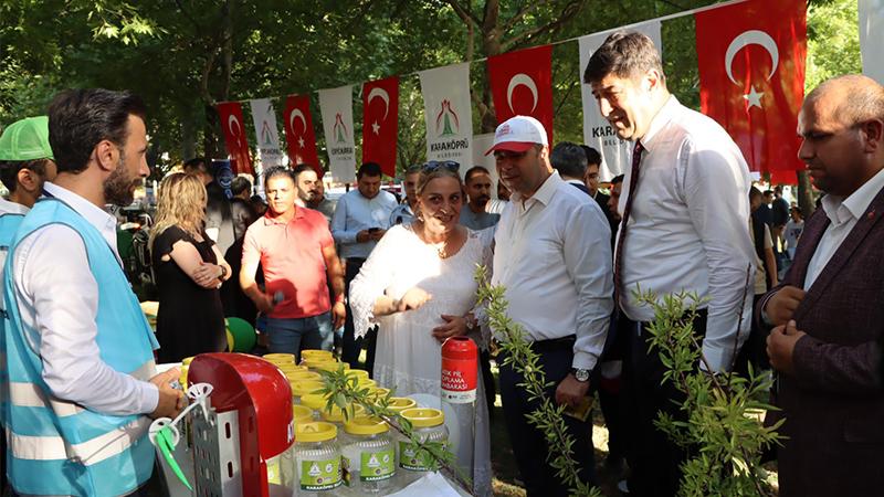 Karaköprü'de çevre şenliği ile farkındalık oluşturuldu!