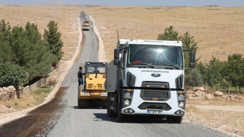 Büyükşehir’den ilçelerde sathi asfalt çalışması