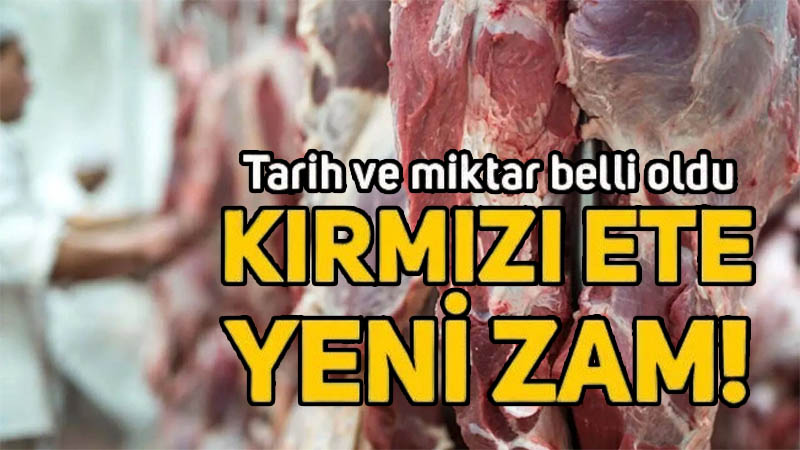 Ete yapılan zammın Şanlıurfa'da yürürlüğe gireceği tarih belli oldu