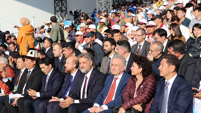 Erdoğan ve Önen Dünya Göçebe Oyunları için Kazakistan’da