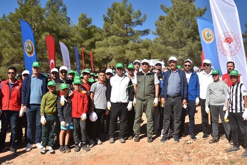 Şanlıurfa’da gençler ve gönüllüler ormanlar için el ele verdi