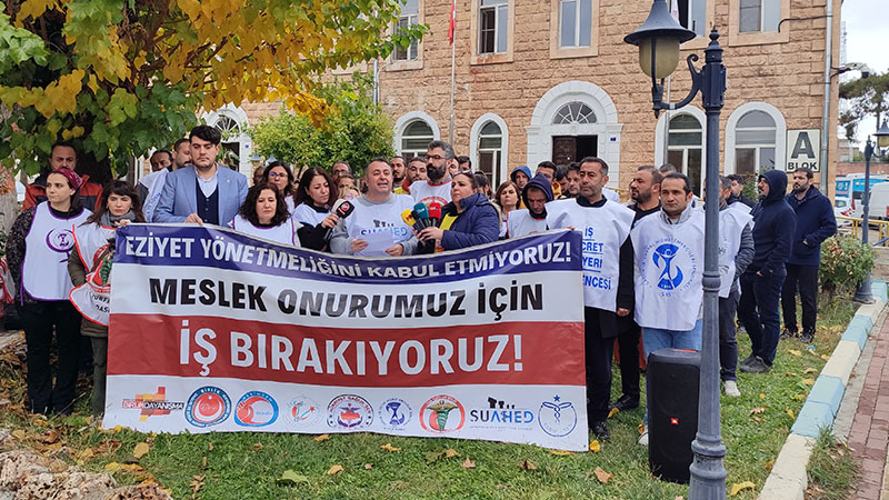 Şanlıurfa'da hekimler iş bırakıyor