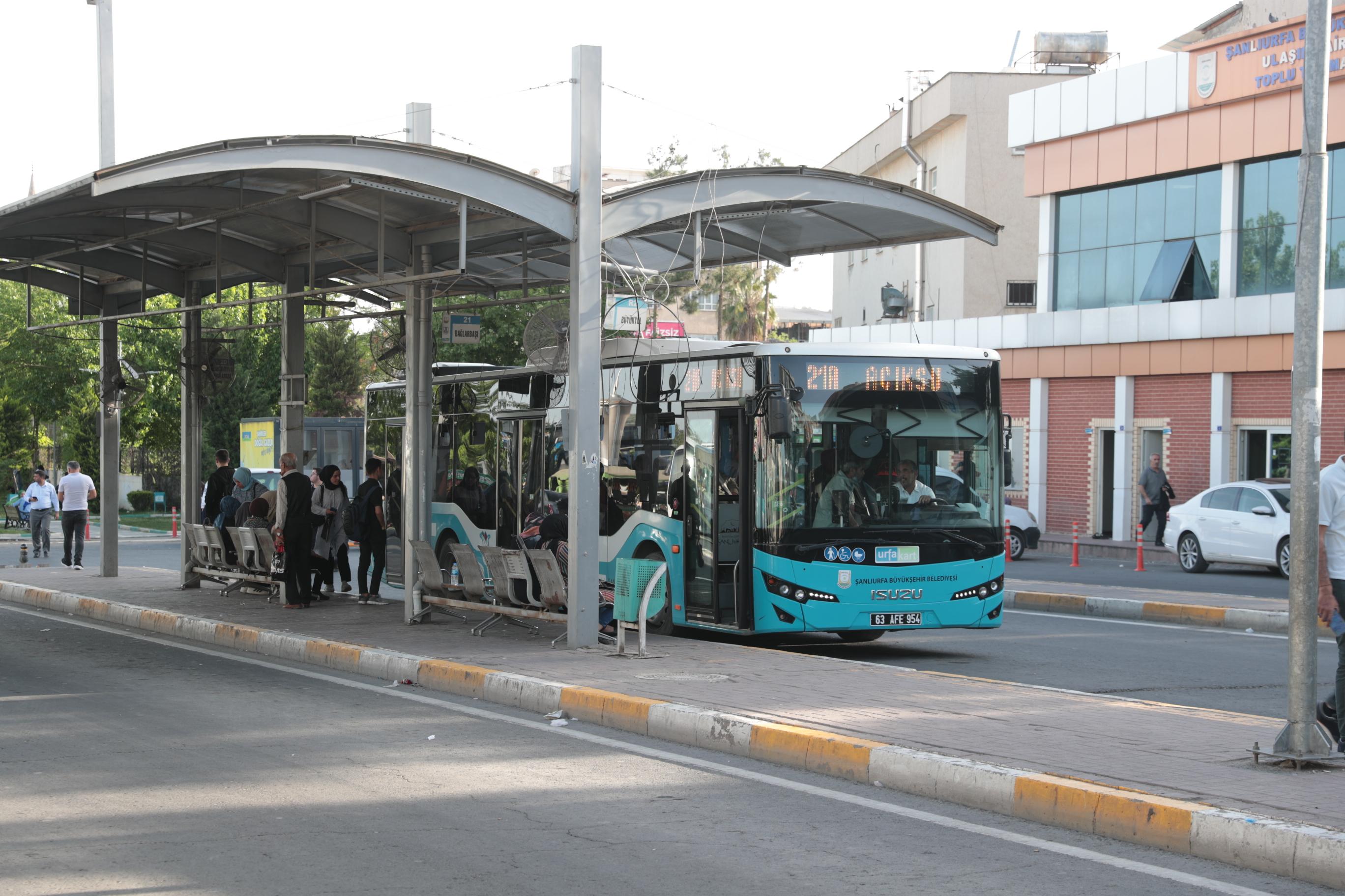 Şanlıurfa’da toplu taşıma ücretsiz oldu!