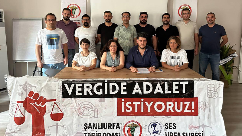 Sağlık çalışanlarından 18 haftadır süren vergi adaleti talebi