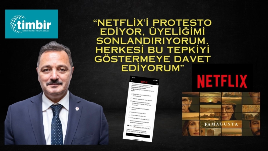 TİMBİR’den Netflix’e Famagusto tepkisi! Üyeliği iptal etti...