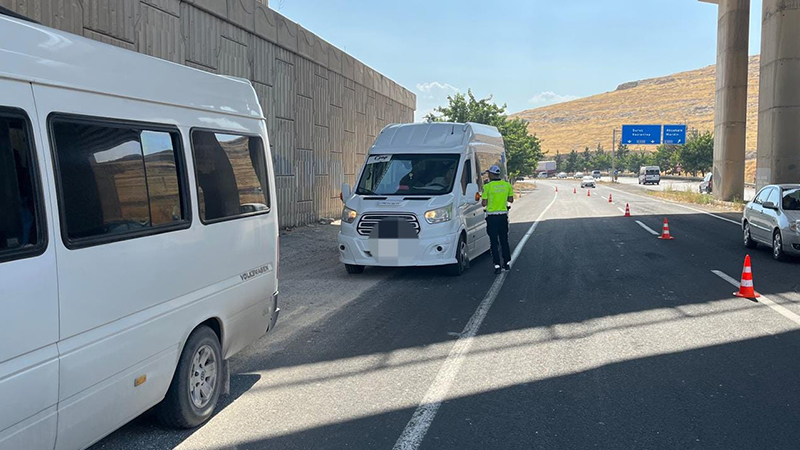 Şanlıurfa'da servis taşımacılığına denetim!