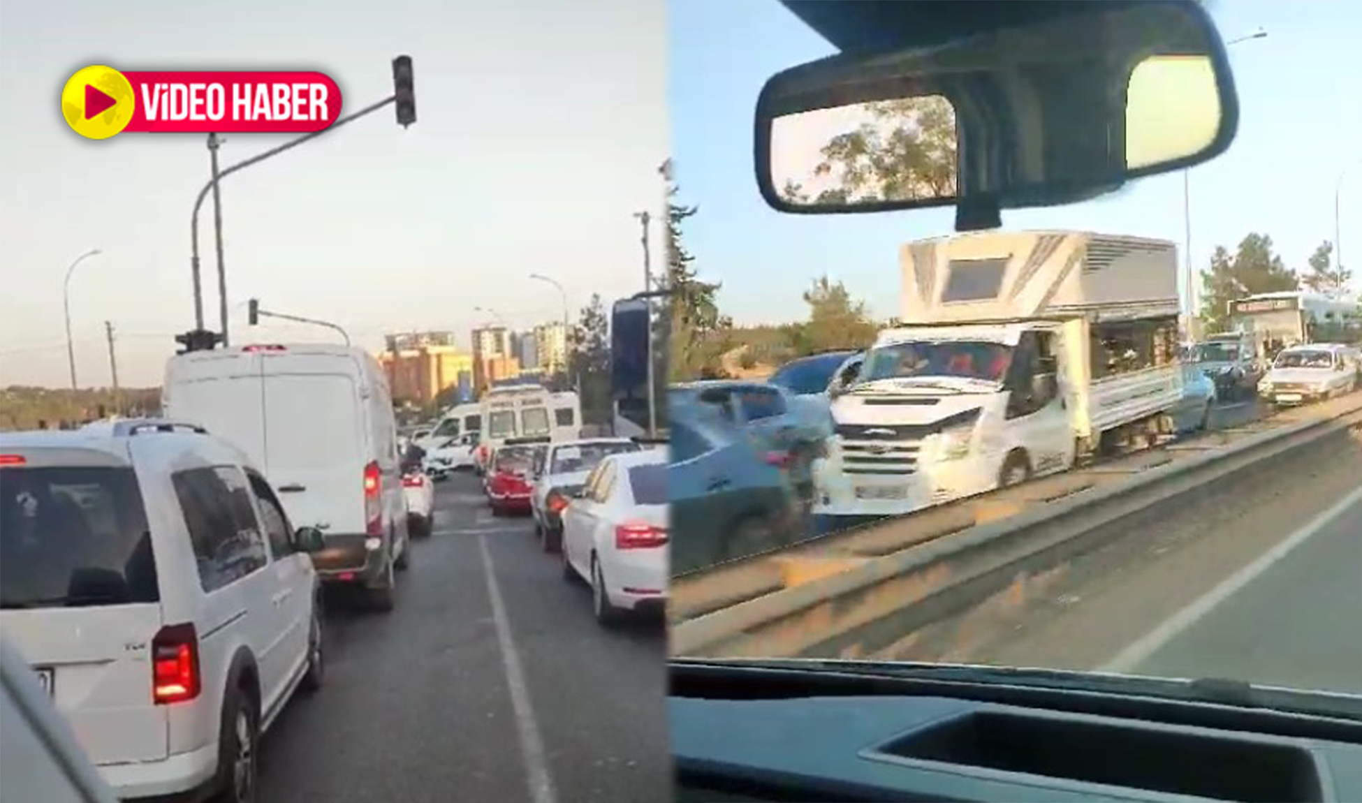 Şanlıurfa’da sürücülerin akşam çilesi ikiye katlandı! Kilometrelerce kuyruk oluştu