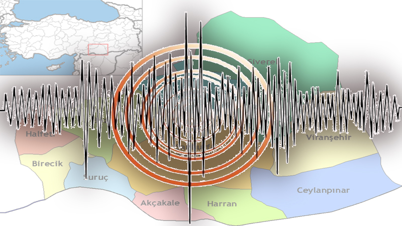 Şanlıurfa'da akşam saatlerinde deprem